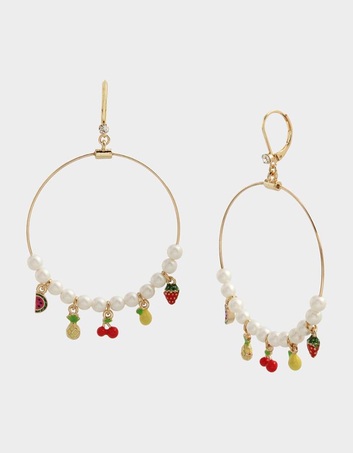 Betseyjohnson Forbidden Fruit Hoops Multi