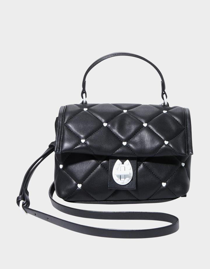 Betseyjohnson White Out Mini Suit Bag Black