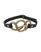 Steve Madden Mystic Baroque Snake Choker Black