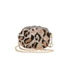 Betseyjohnson Faux Fuh Belt Bag Crossbody Leopard
