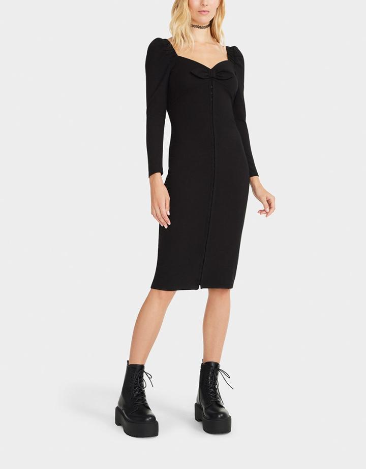 Betseyjohnson Bowled Over Midi Dress Black