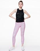 Betseyjohnson Camo Mesh Crop Tank Black