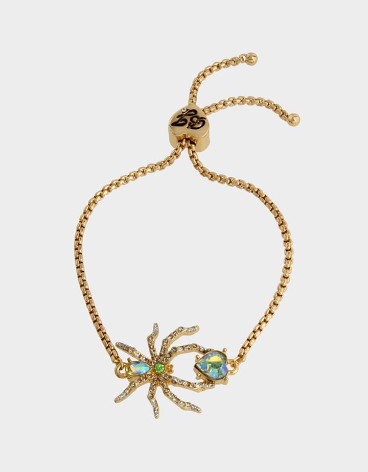 Betseyjohnson Lily Flower Spider Bracelet Yellow