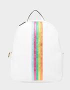 Betseyjohnson Between The Lines Backpack White