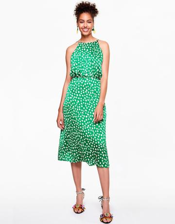 Betseyjohnson All The Dots Dress Green Multi
