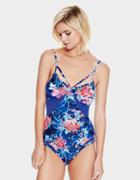 Betseyjohnson Midnight Garden Too One Piece Blue Multi