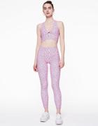 Betseyjohnson Polka Dot Fold Over Legging Pink