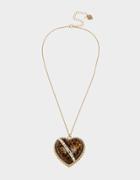Betseyjohnson Leaping Leopards Heart Pendant Leopard