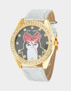 Betseyjohnson Betsey Time Pretty Penguin Watch Silver
