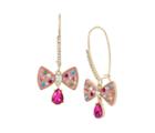 Betseyjohnson Betseys Funfetti Hook Earrings Pink
