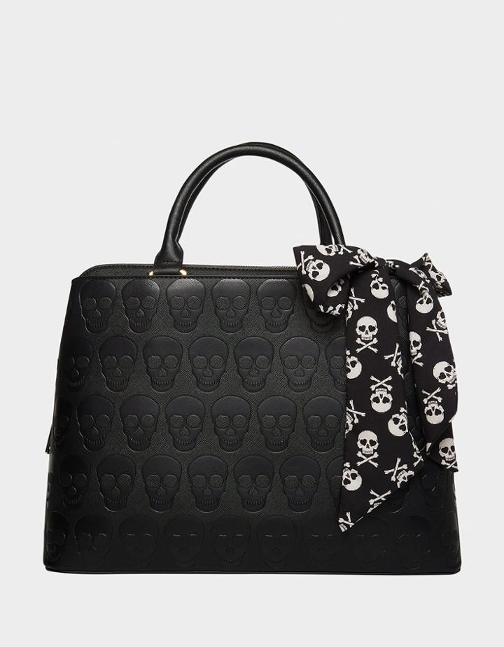 Betseyjohnson Skulltastic Satchel Black