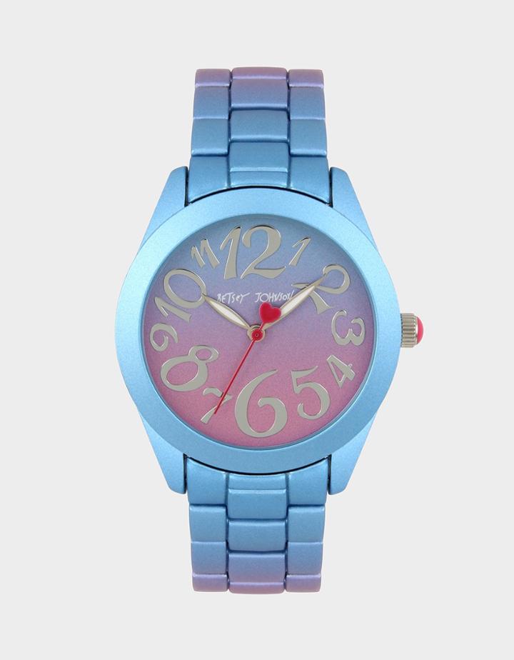 Betseyjohnson Rainbow Dreams Blue Multi Watch Blue Multi