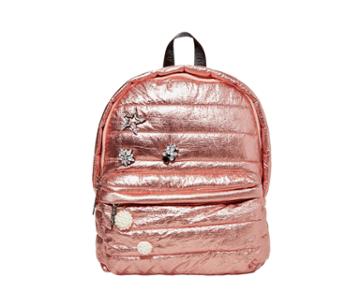 Betseyjohnson Picture Puff-ect Betsey Backpack Rose Gold