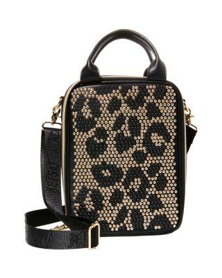 Steve Madden Studly Lunch Tote Leopard