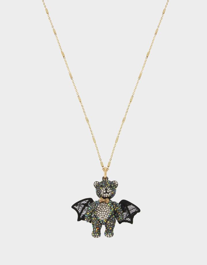 Betseyjohnson And Boo To You Bat Pendant Black