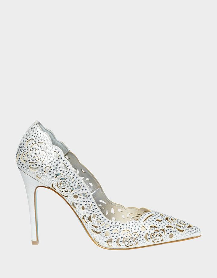 Betseyjohnson Sb-elsa Silver Fabric
