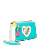 Steve Madden Hole In My Heart Crossbody Black/white Polka