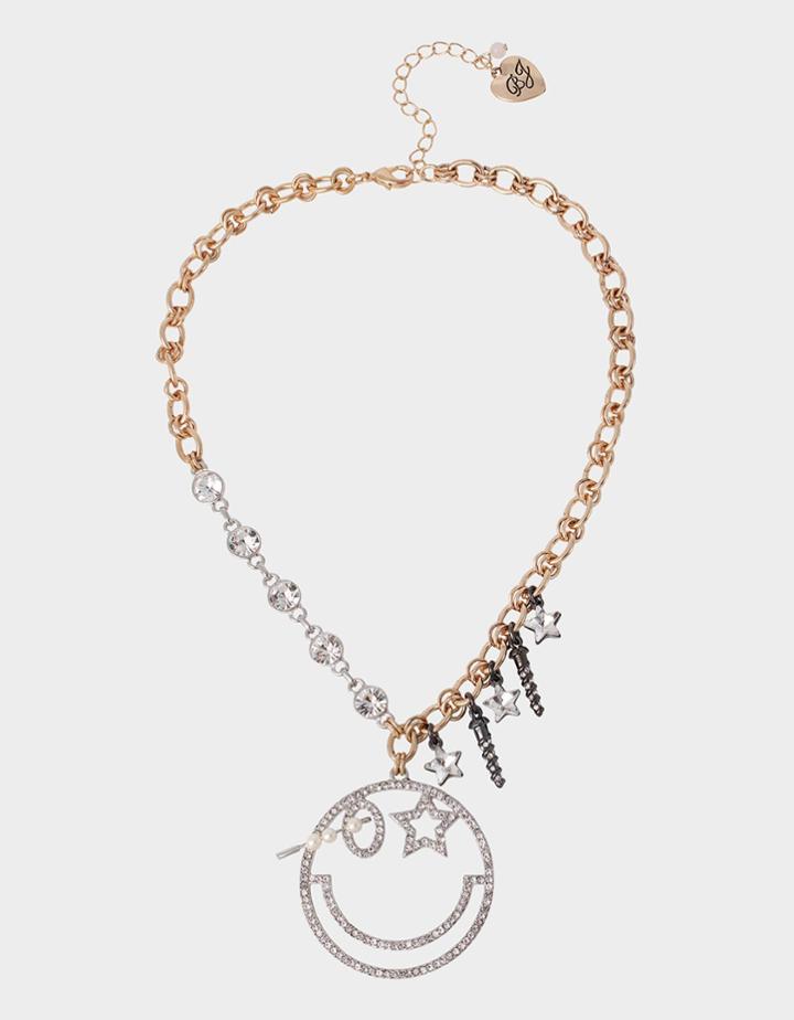 Betseyjohnson Celestial Punk Smile Pendant