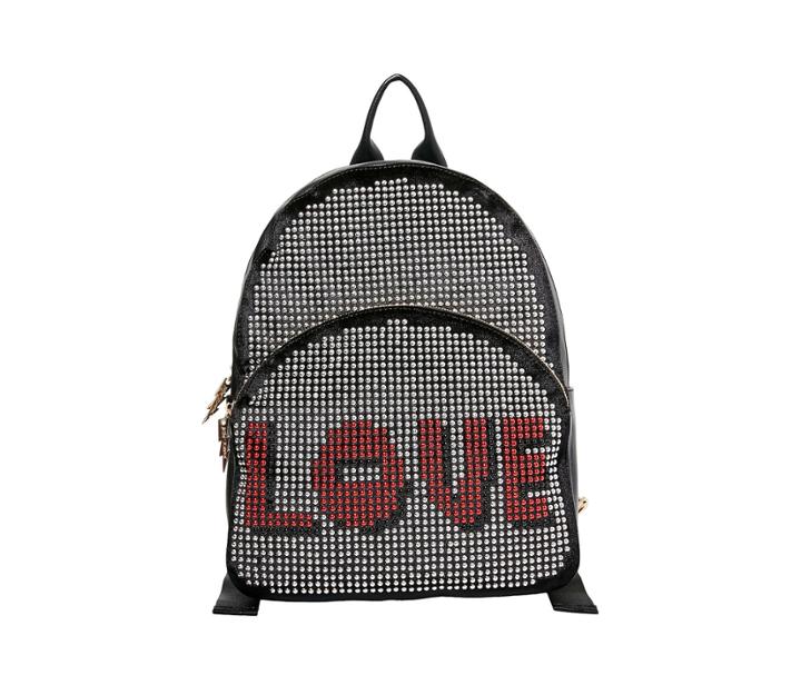 Betseyjohnson Studly Large Backpack Silver