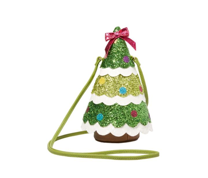 Betseyjohnson Kitsch Tree Trimming Party Crossbody Green