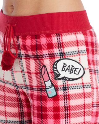 Steve Madden Patch Me If You Can Cozy Pant Pink