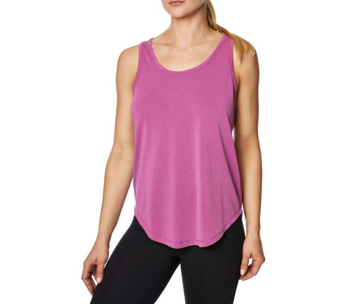 Betseyjohnson Criss Cross Open Back Tank Orchid