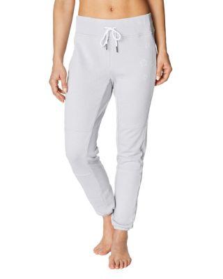 Steve Madden Distressed Star Embroidery Pant Grey