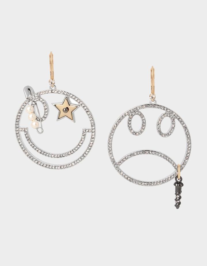 Betseyjohnson Celestial Punk Smile Earrings