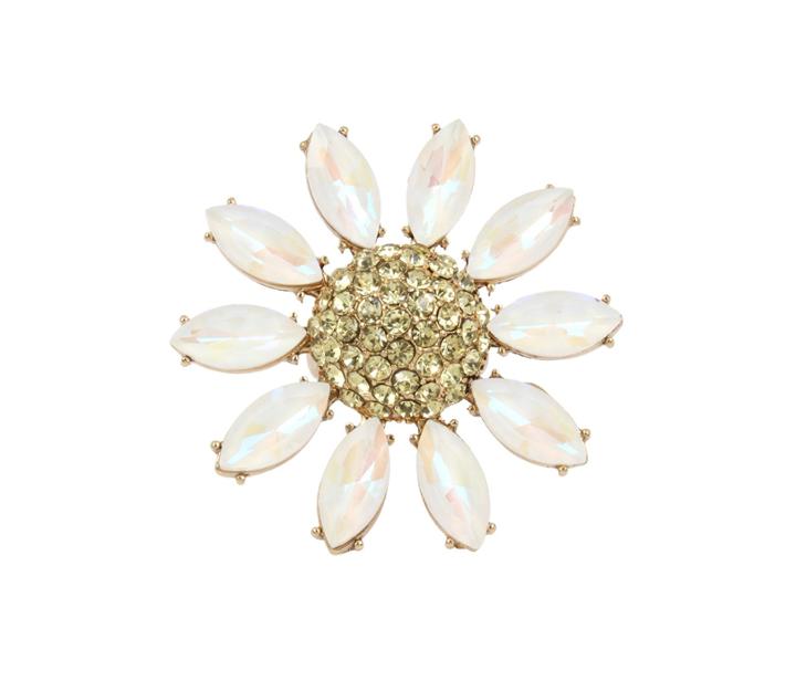 Betseyjohnson Bee Mine Daisy Ring Yellow