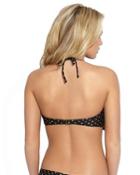 Steve Madden Milkshake Halter Top Black/gold