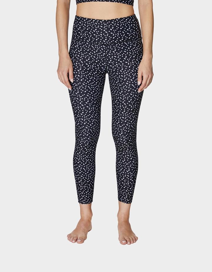Betseyjohnson Double Polka Dots Leggings Black-white