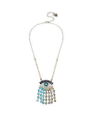 Steve Madden Mystic Baroque Eye Pendant Multi