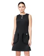 Betseyjohnson Totally Techno Dress With Pockets Black