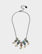 Betseyjohnson And Boo To You Swinging Cat Necklace Multi