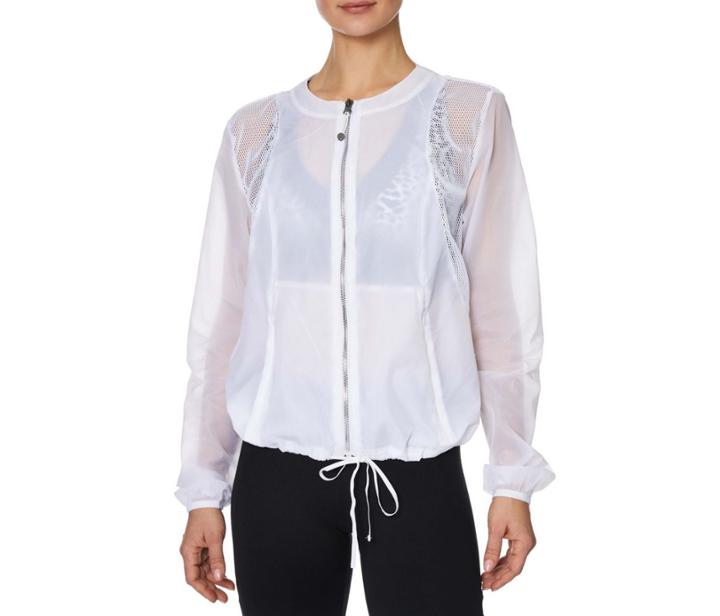 Betseyjohnson Ripstop Mesh Jacket White