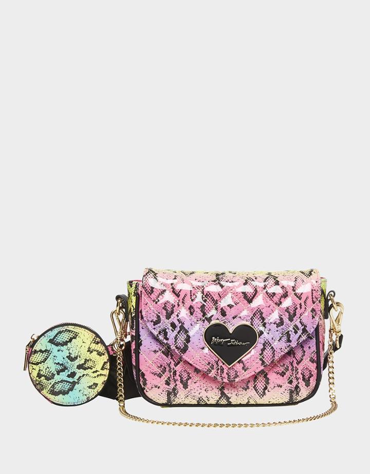 Betseyjohnson Fruity Florals Crossbody Rainbow Multi