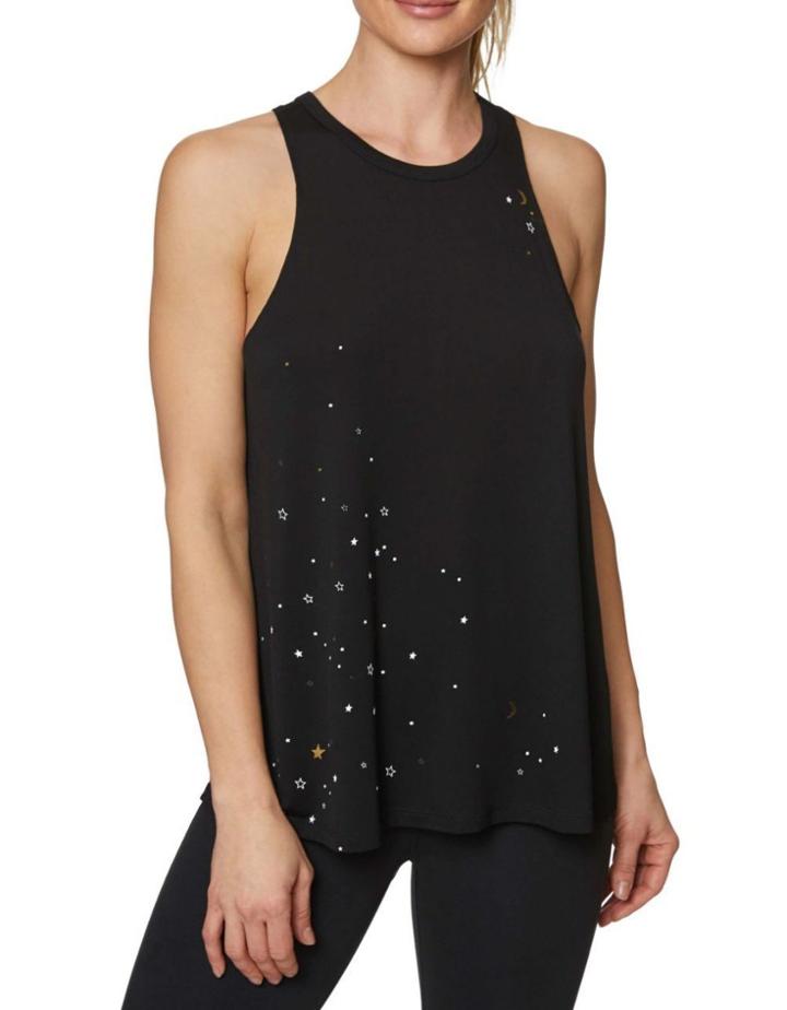 Betseyjohnson Scattered Stars Swing Tank Black