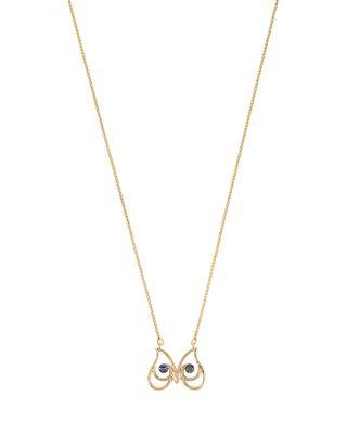 Steve Madden Critter Cz Owl Pendant Gold