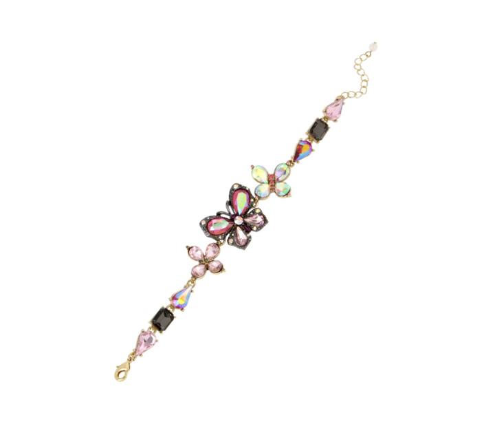 Betseyjohnson Butterfly Blitz Flex Bracelet Purple