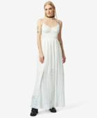 Betseyjohnson Bj Vintage White Out Maxi Dress Ivory