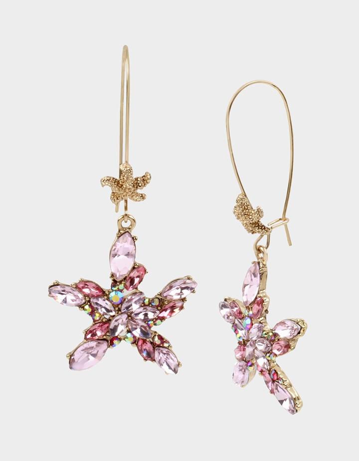 Betseyjohnson Surfmaid Starfish Hook Earrings Multi