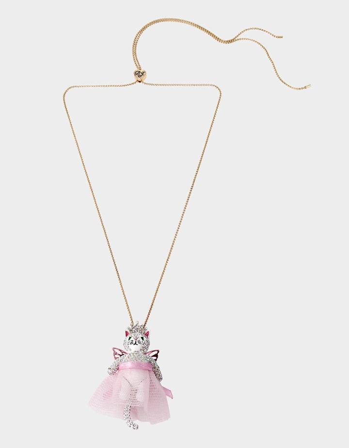 Betseyjohnson Holiday Whimsy Fairy Pendant Pink