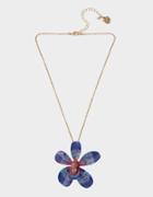 Betseyjohnson Welcome To The Jungle Orchid Pendant Blue