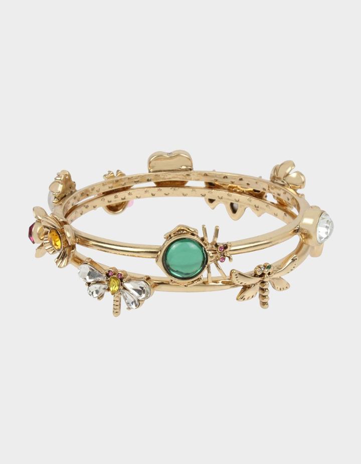 Betseyjohnson Tortifly Bangle Set Multi