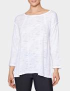 Betseyjohnson Raw Edge Fit And Flare Tee White
