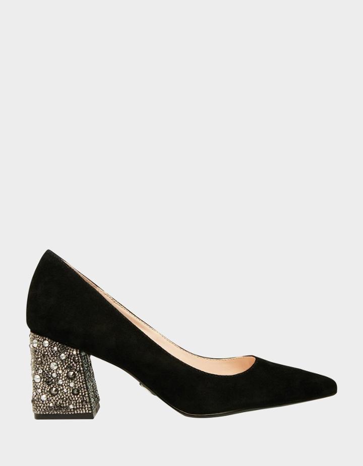 Betseyjohnson Sb-paige Black Suede