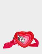 Betseyjohnson Limited Edition Heart On You Crossbody Red
