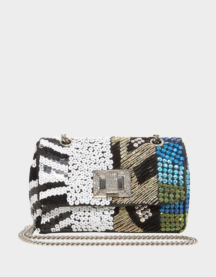 Betseyjohnson Night Line Beaded Crossbody Multi