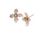 Betseyjohnson Paradise Lost Sweet Petals Stud Earrings Pink
