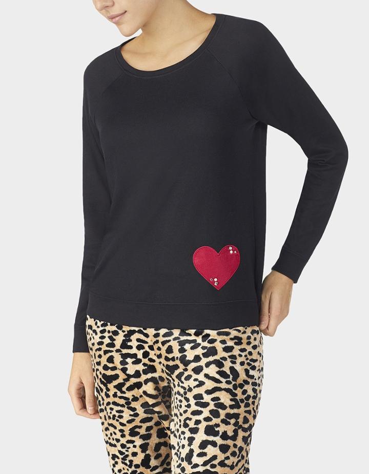 Betseyjohnson Cozy Time Jersey Top Black